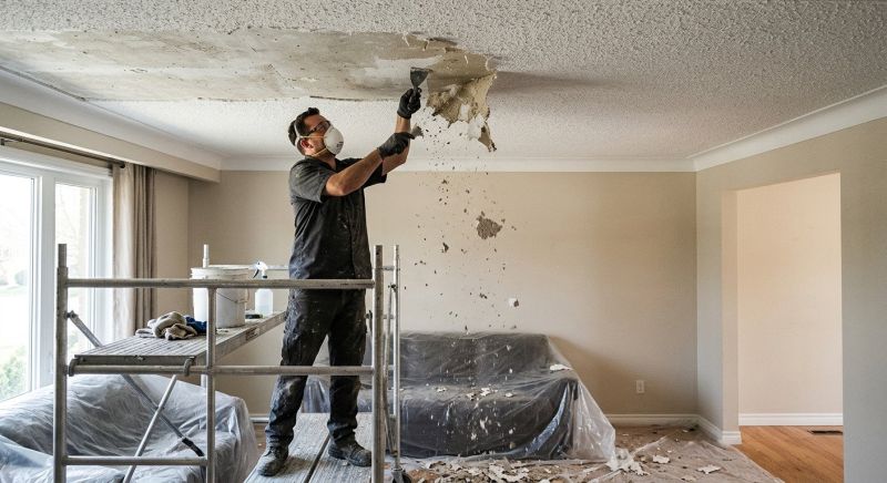 Swirl Ceiling Removal in Alpharetta, GA