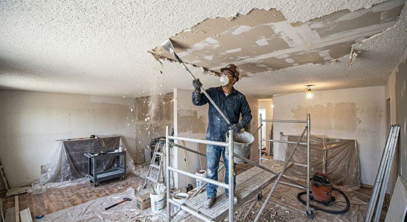 Textured Ceiling Removal in San Diego County, CA