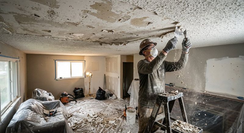 Textured Ceiling Scraping in Boulder, CO