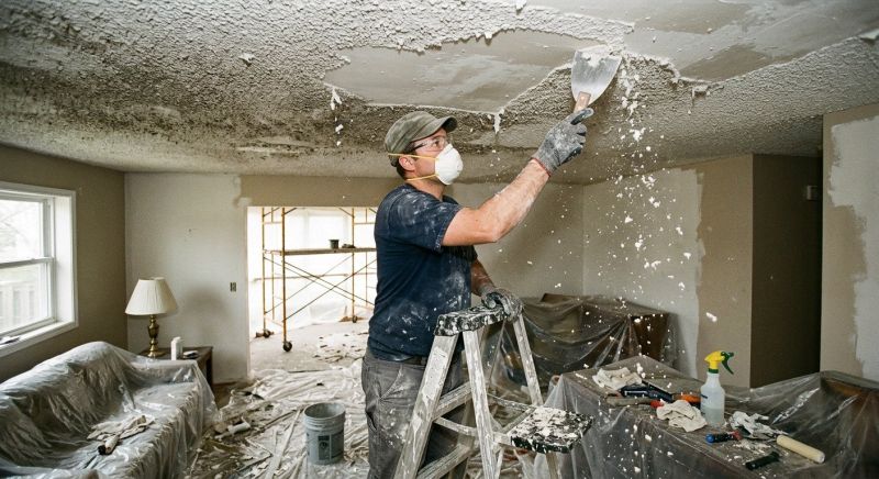 Textured Ceiling Scraping in Gilbert, AZ
