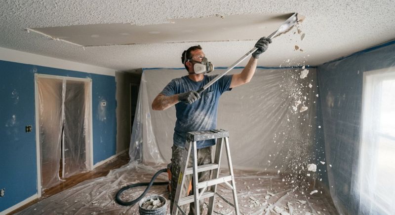 Textured Ceiling Scraping in Saint Paul, MN