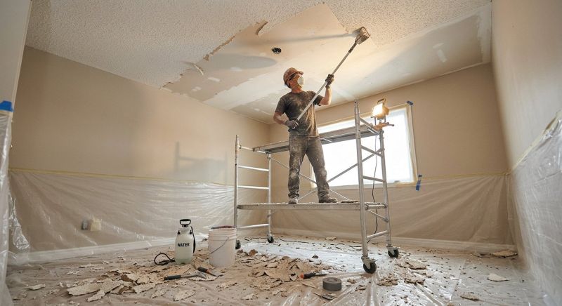 Knockdown Ceiling Removal in Gilbert, AZ