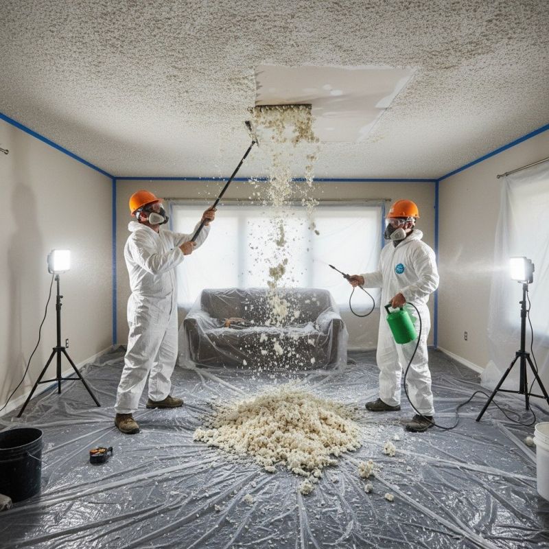 Knockdown Ceiling Removal in Salt Lake City, UT