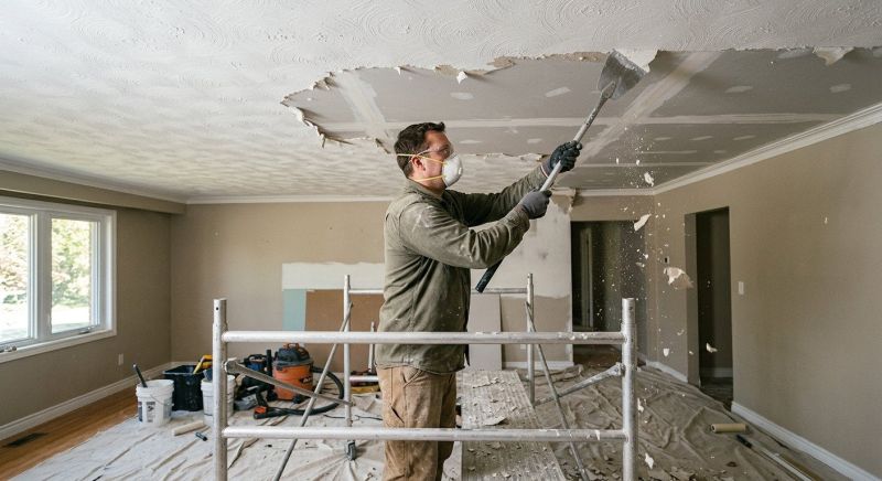 Stipple Ceiling Removal in Saint Paul, MN