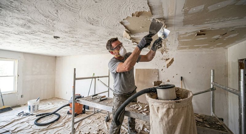 Swirl Ceiling Removal in Kansas City, KS