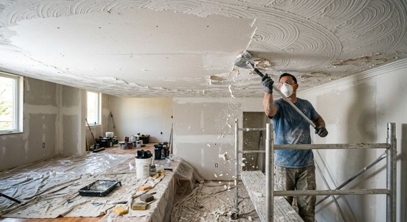 Swirl Ceiling Removal in Arvada, CO