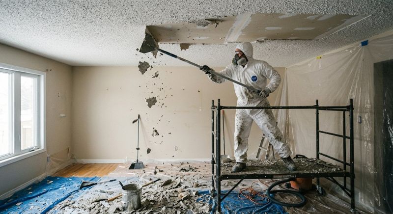 Textured Ceiling Scraping in Dayton, OH